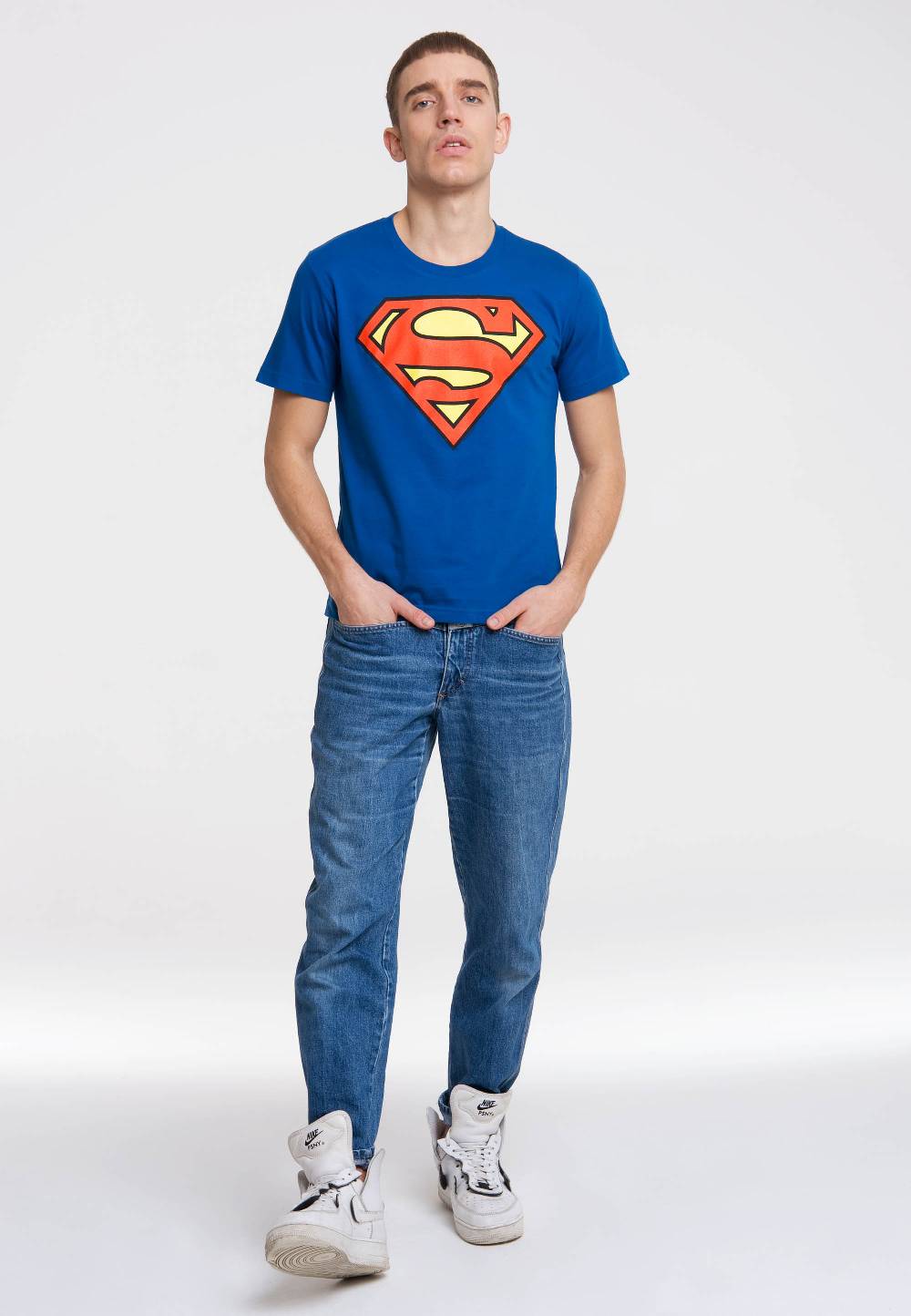 Logoshirt Superman - Logo (Clean) - DC Comics - T-Shirt Print - Herren