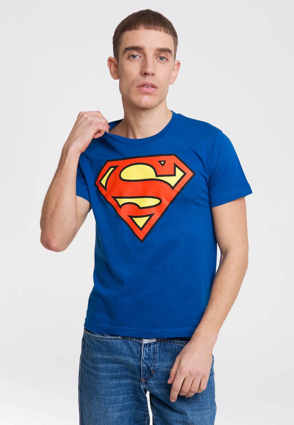 Logoshirt Superman - Logo (Clean) - DC Comics - T-Shirt Print - Herren