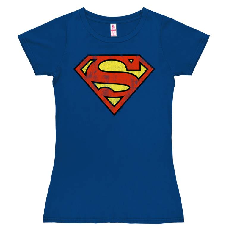 Logoshirt Superman - Logo - DC Comics - T-Shirt Print - Damen