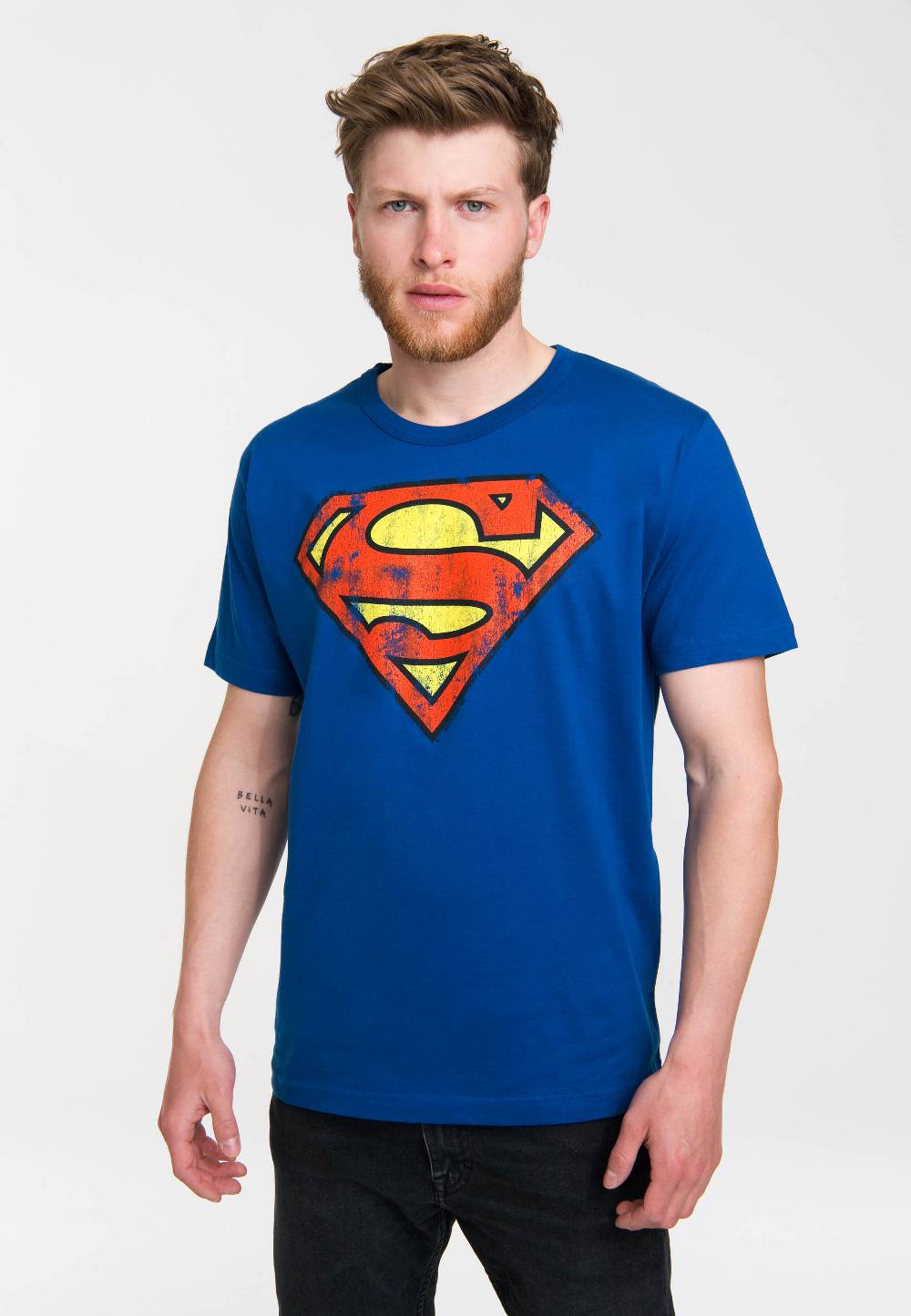 Logoshirt Superman - Logo - DC Comics - T-Shirt Print - Herren