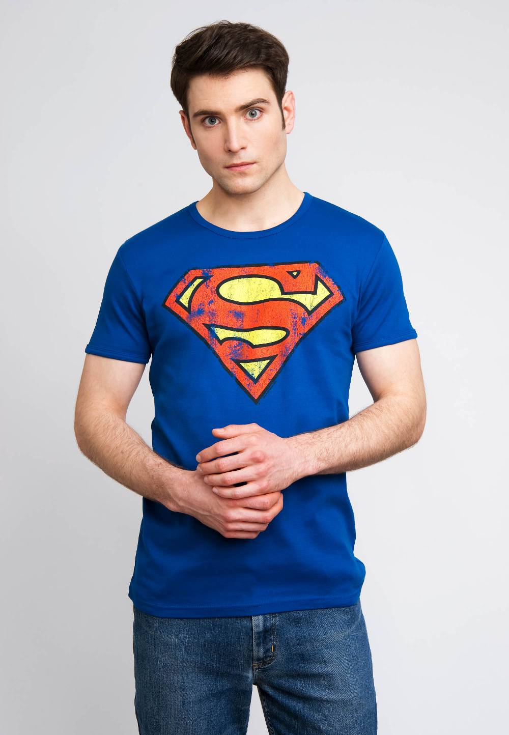 Logoshirt Superman - Logo - DC Comics - T-Shirt Print - Herren