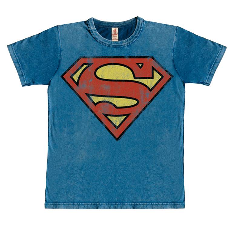 Logoshirt Superman - Logo - DC Comics - Vintage T-Shirt Print - Damen