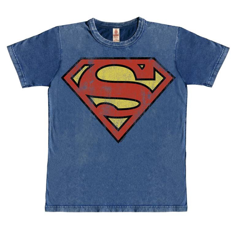 Logoshirt Superman - Logo - DC Comics - Vintage T-Shirt Print - Herren