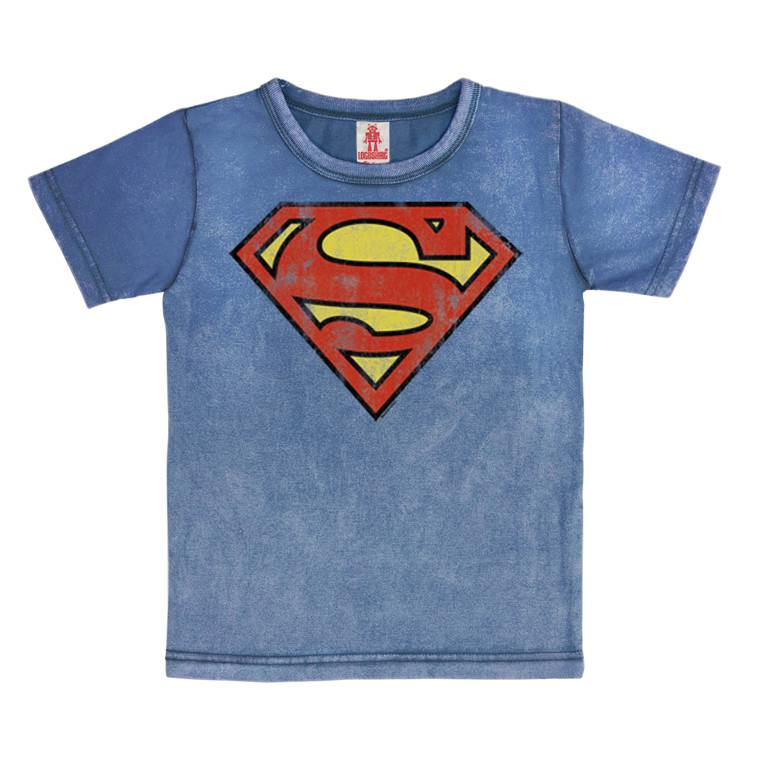 Logoshirt Superman - Logo - DC Comics - Vintage - T-Shirt Print - Kinder