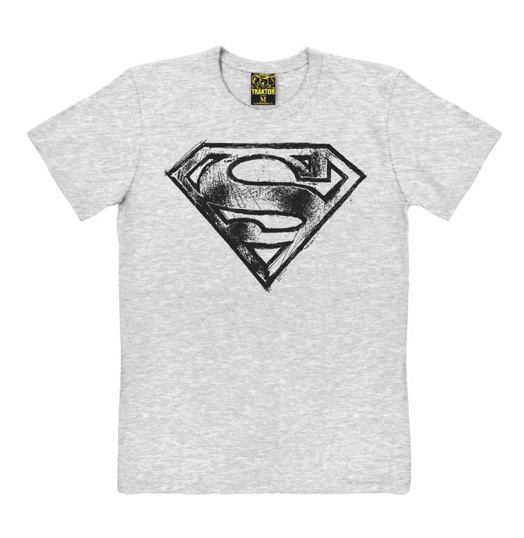 Logoshirt Superman - Logo - Scribble - DC Comics - T-Shirt Print