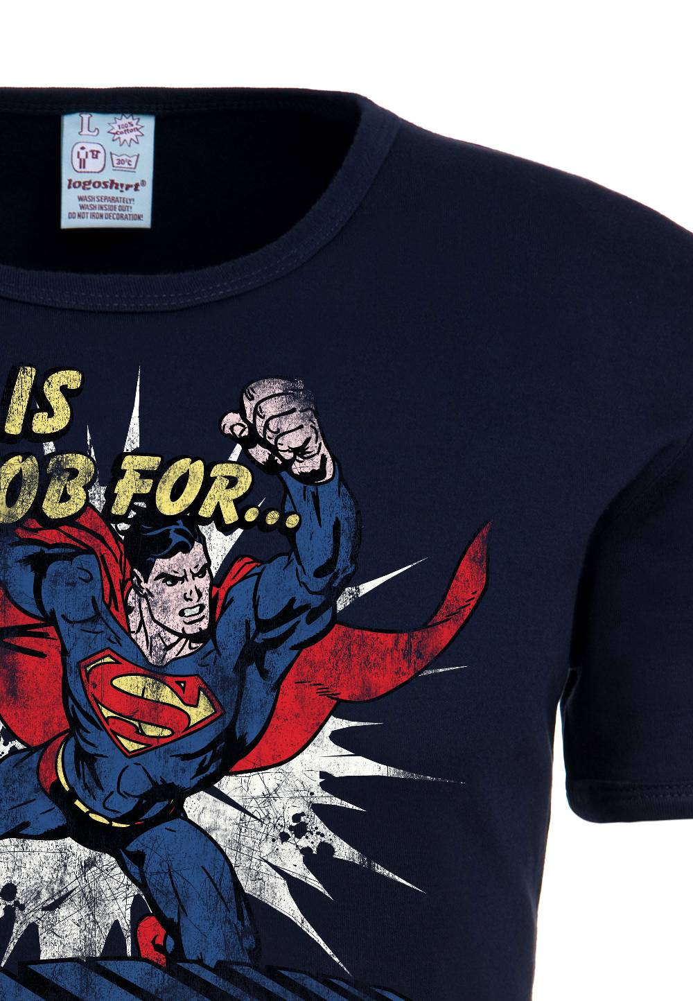 Logoshirt Superman - This Is A Job - DC Comics - T-Shirt Print - Damen