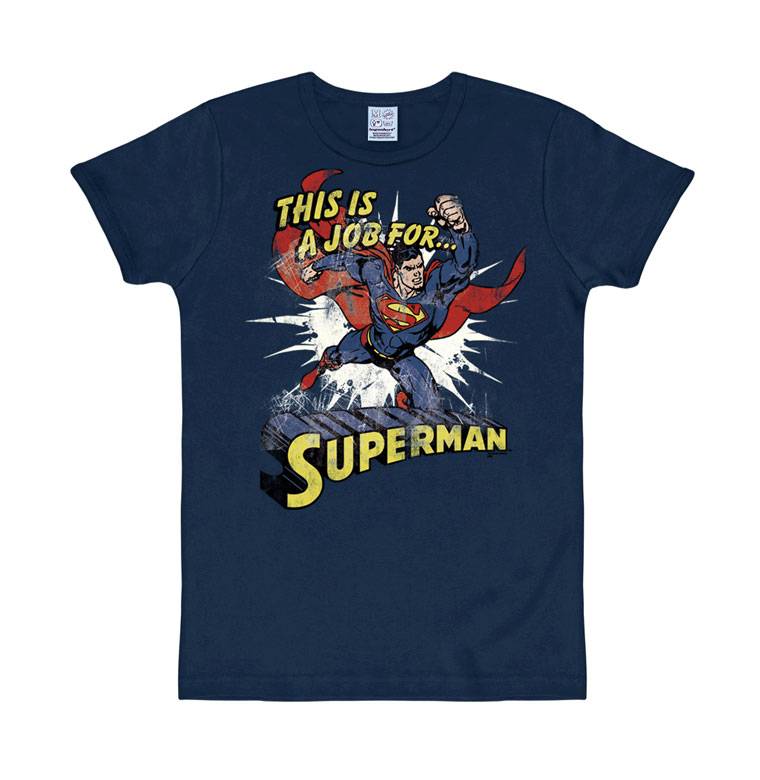 Logoshirt Superman - This Is A Job - DC Comics - T-Shirt Print - Damen