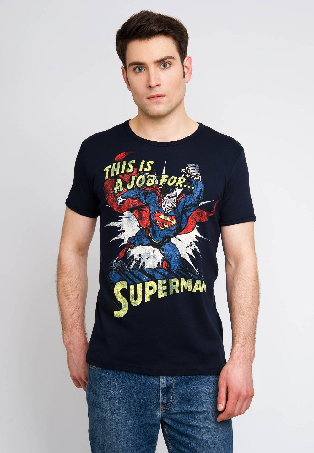 Logoshirt Superman - This Is A Job - DC Comics - T-Shirt Print - Herren