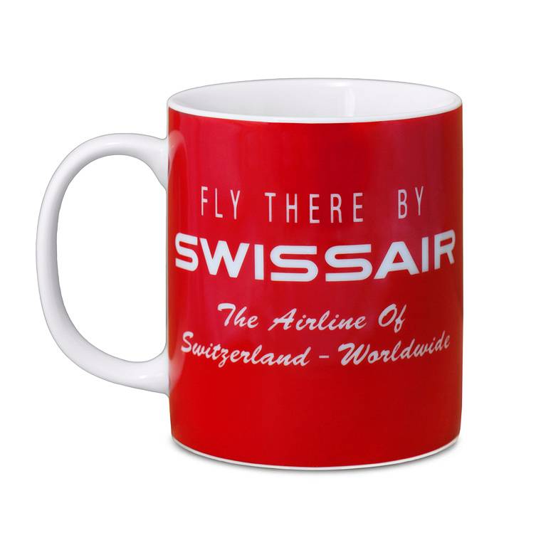 Logoshirt Swissair - Fly There By Swissair - Kaffeetasse