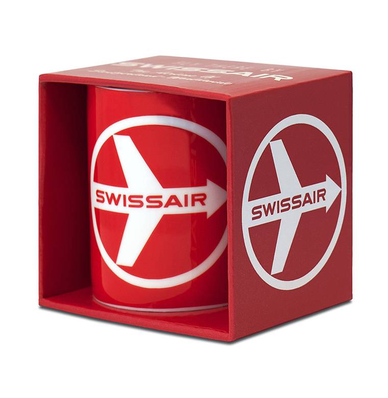 Logoshirt Swissair - Fly There By Swissair - Kaffeetasse