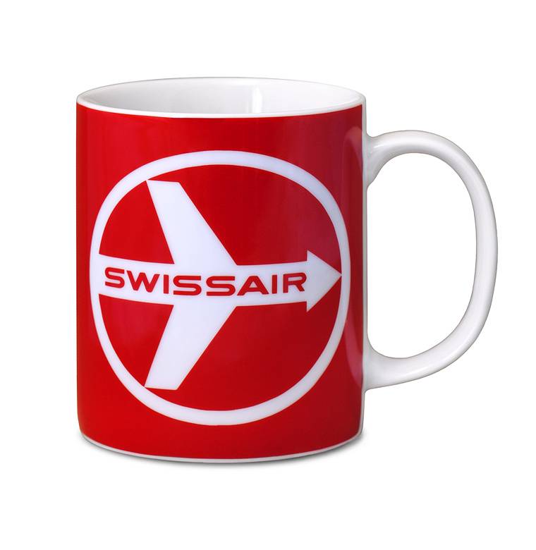 Logoshirt Swissair - Fly There By Swissair - Kaffeetasse