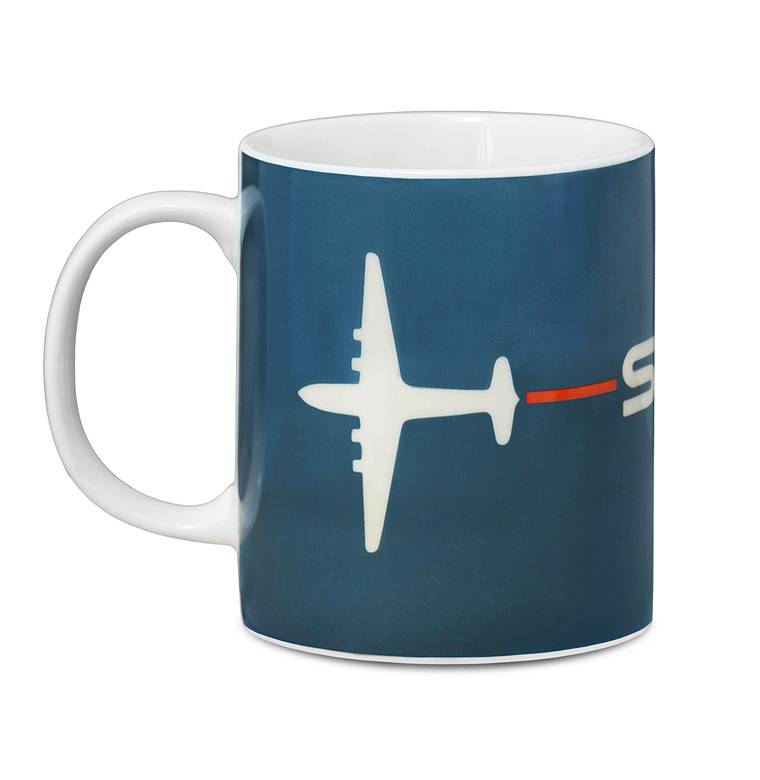 Logoshirt Swissair - The Airline Of Switzerland - Kaffeetasse
