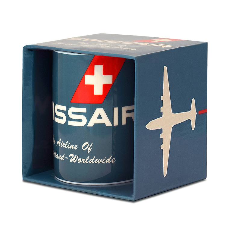 Logoshirt Swissair - The Airline Of Switzerland - Kaffeetasse