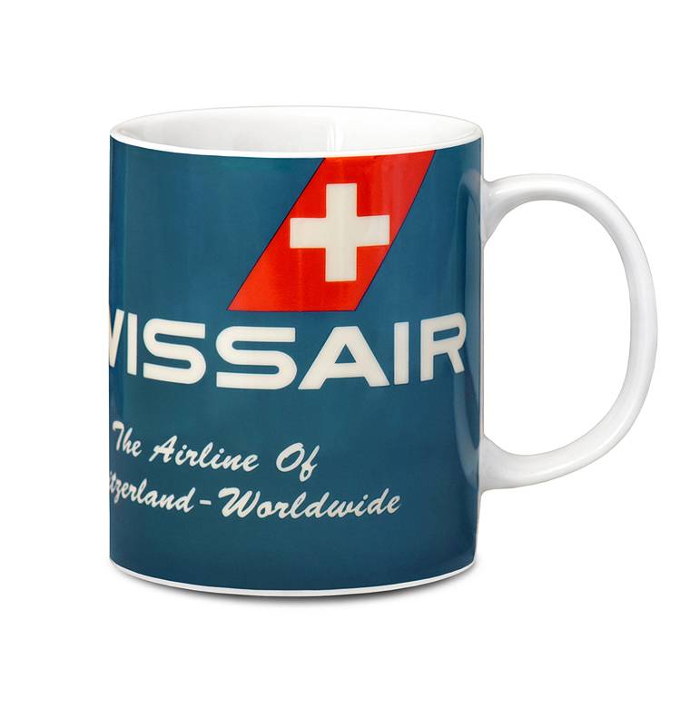 Logoshirt Swissair - The Airline Of Switzerland - Kaffeetasse