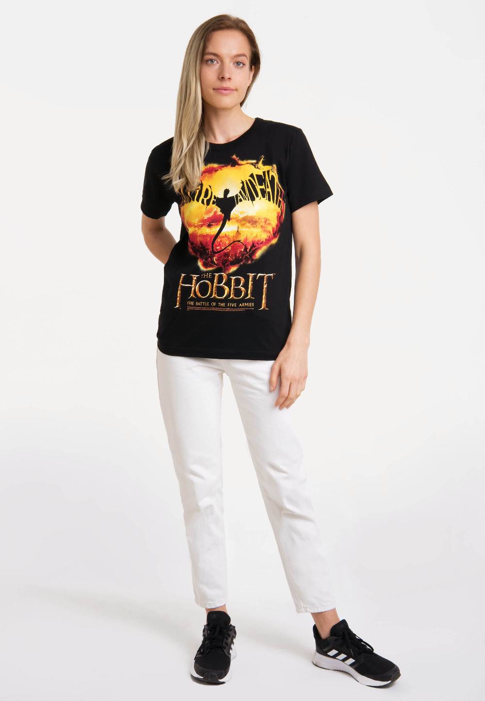 Logoshirt The Hobbit - I Am Fire I Am Death - Smaug - T-Shirt Print - Damen