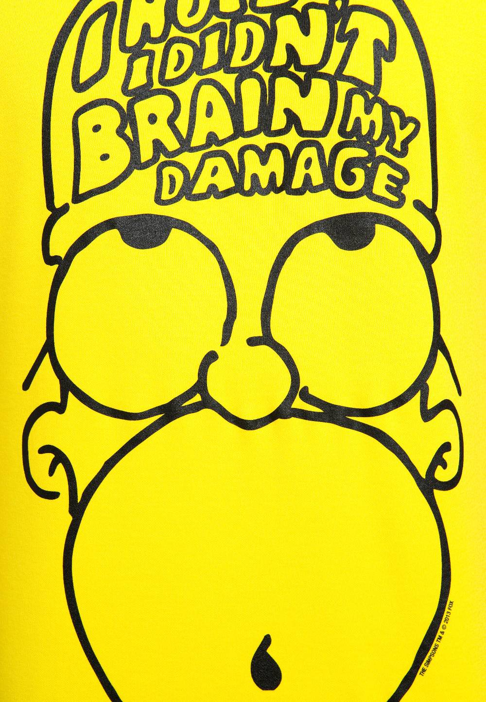 Logoshirt The Simpsons - Homer Simpson - Brain My Damage - T-Shirt Print - Herren