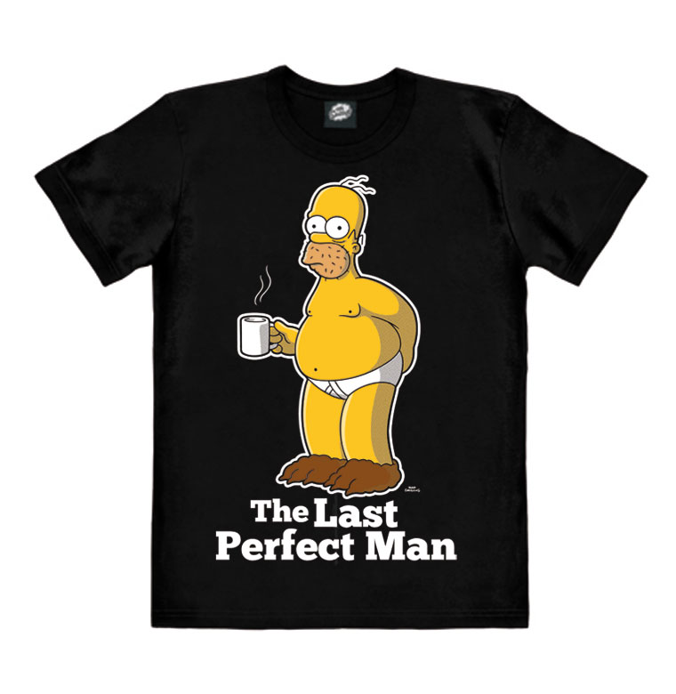 Logoshirt The Simpsons - Homer Simspon - Last Perfect Man - T-Shirt Print - Damen
