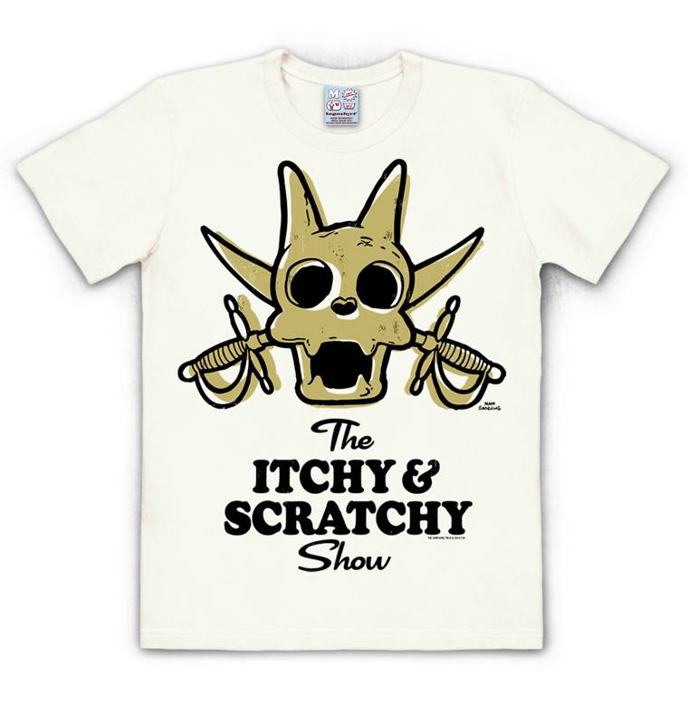 Logoshirt The Simpsons - Itchy & Scratchy Show - Scratchy - T-Shirt Print - Herren