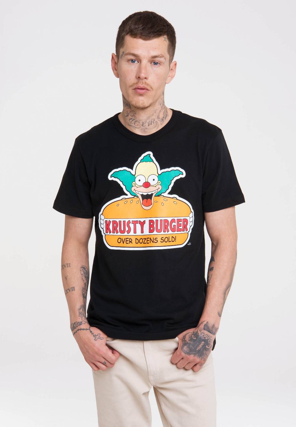 Logoshirt The Simpsons - Krusty Der Clown - Krusty Burger - T-Shirt Print - Herren