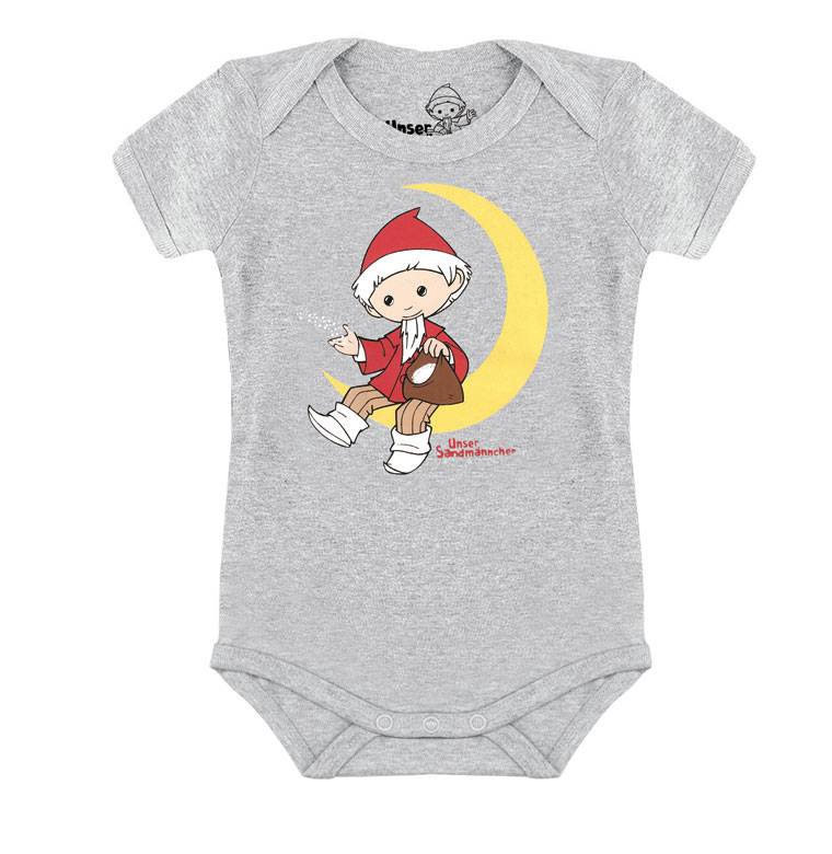 Logoshirt Unser Sandmännchen - Mond - Baby Body - Strampler