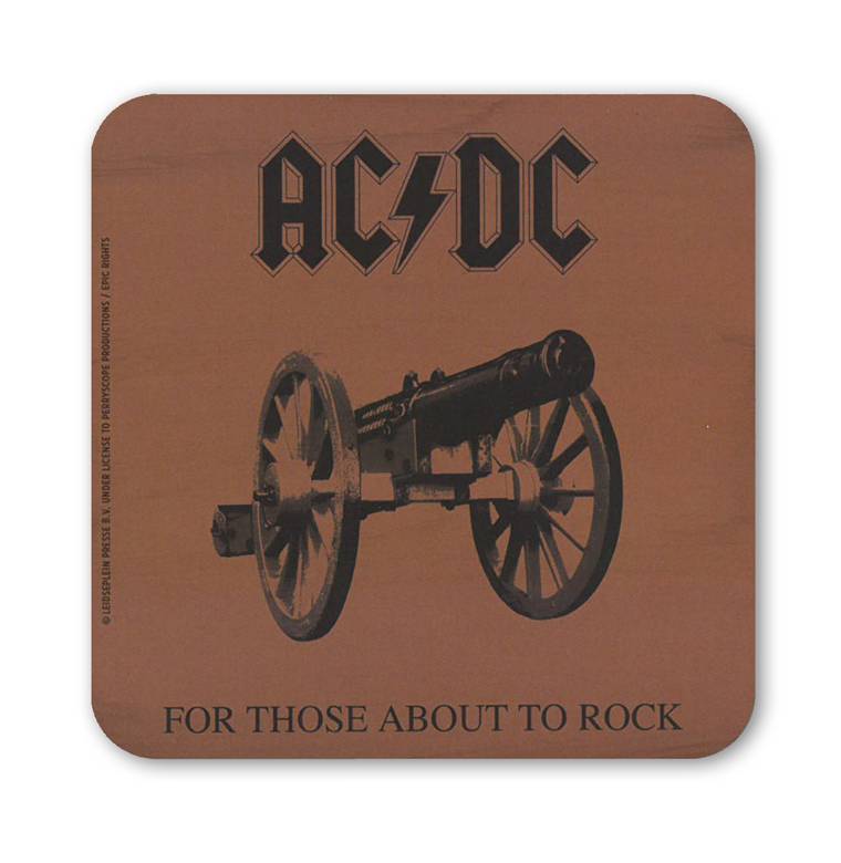 Logoshirt Untersetzer AC/DC - For Those About To Rock Logoshirt Untersetzer AC/DC - For Those About To Rock