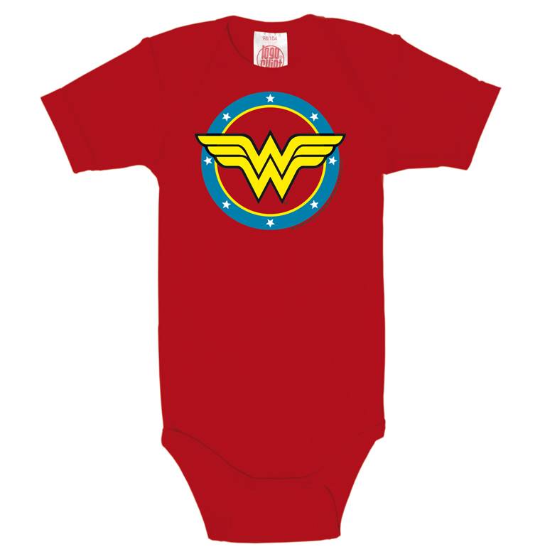 Logoshirt Wonder Woman - Circle Logo - DC Comics - Baby Body - Kurzarm