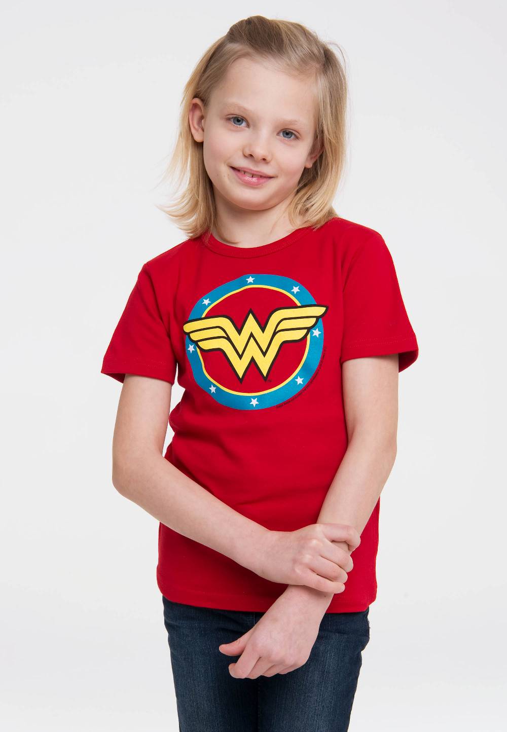 Logoshirt Wonder Woman - Circle Logo - DC Comics - T-Shirt Print - Kinder