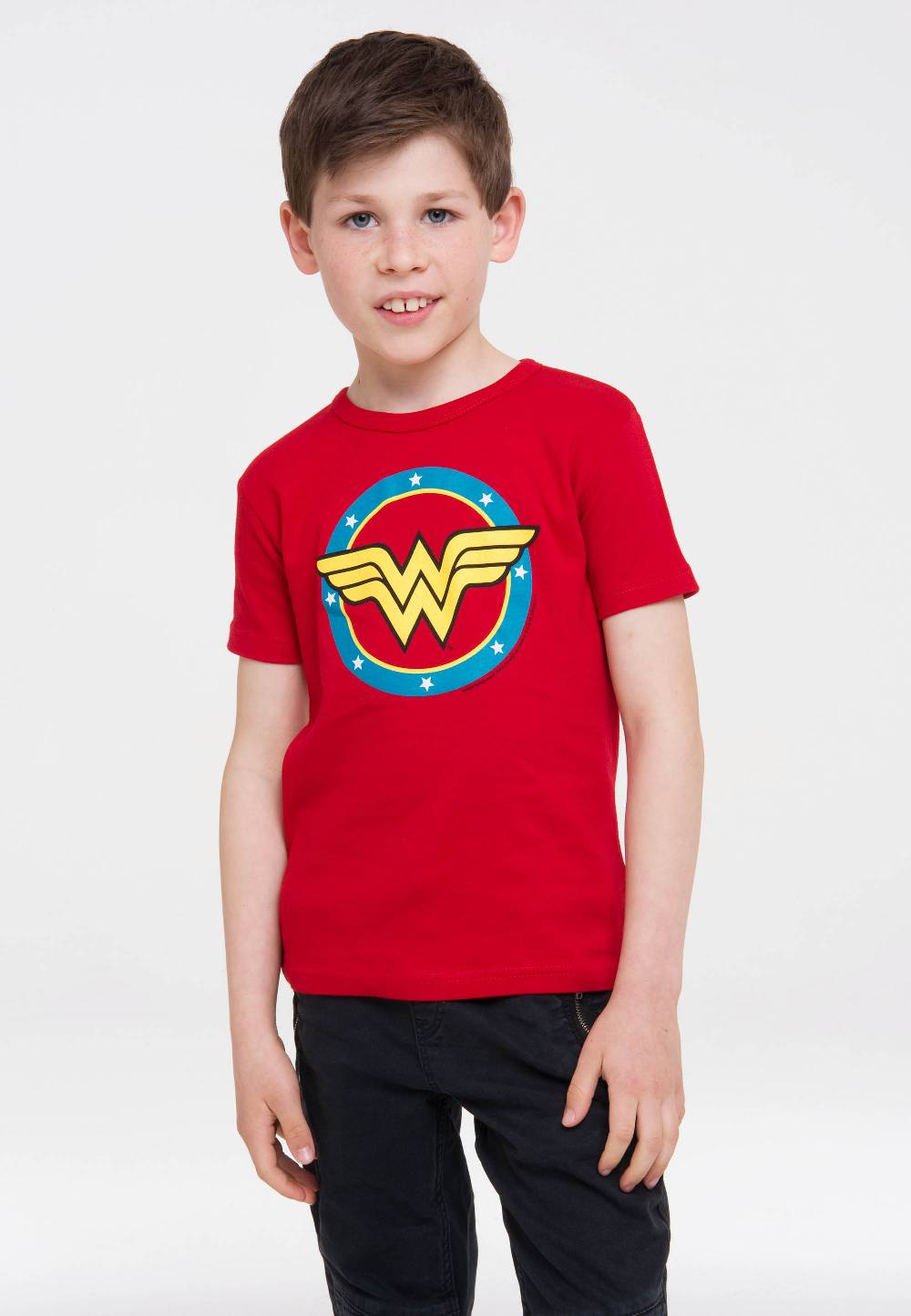 Logoshirt Wonder Woman - Circle Logo - DC Comics - T-Shirt Print - Kinder