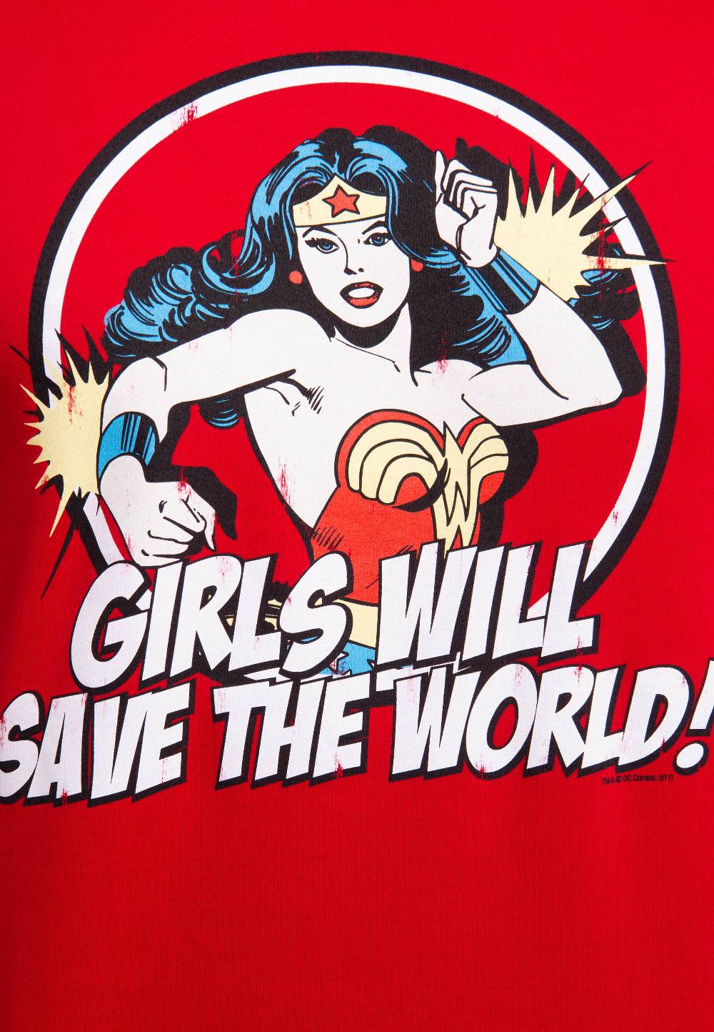 Logoshirt Wonder Woman - Girls Will Save The World - DC Comics - T-Shirt Print - Herren