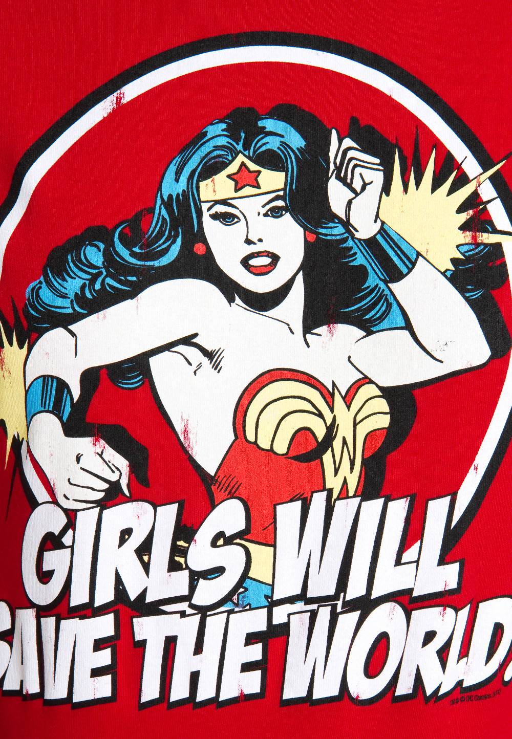 Logoshirt Wonder Woman - Girls Will Save The World - DC Comics - T-Shirt Print - Damen