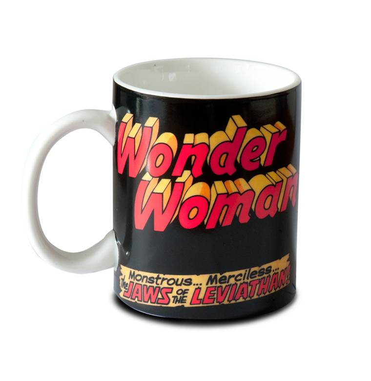 Logoshirt Wonder Woman - Jaws Of The Leviathan - DC Comics - Kaffeetasse