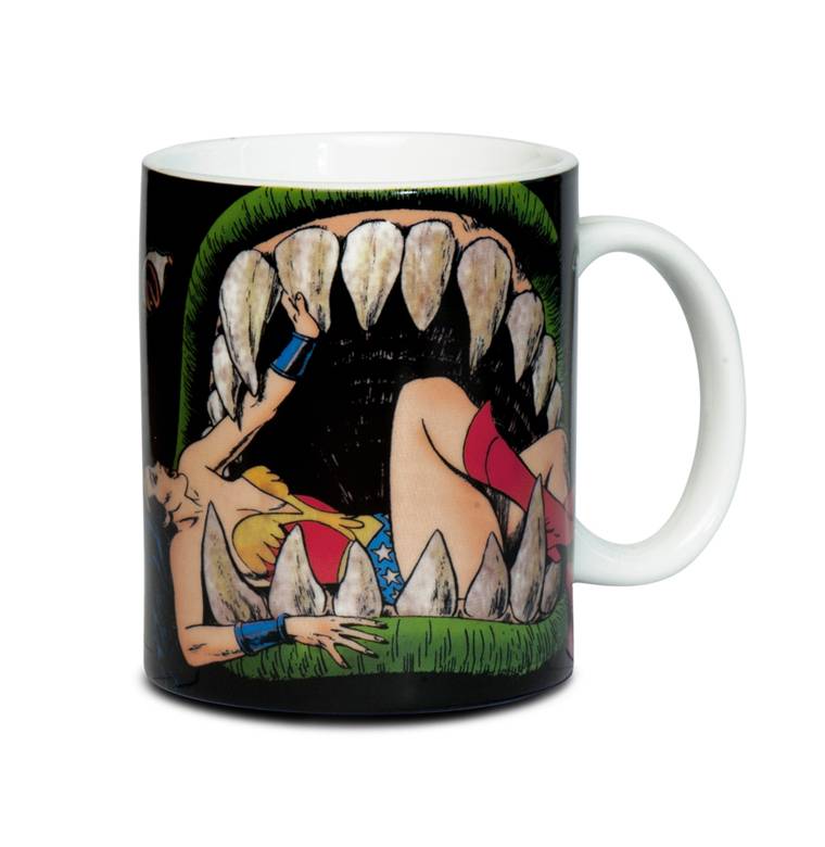 Logoshirt Wonder Woman - Jaws Of The Leviathan - DC Comics - Kaffeetasse