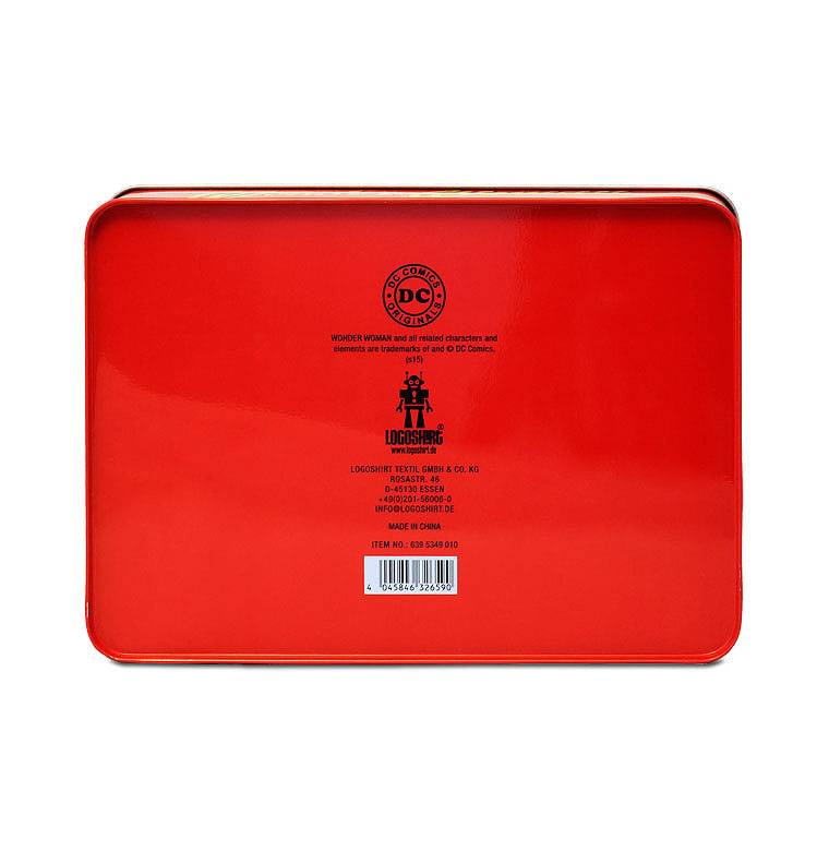 Logoshirt Wonder Woman - Logo - DC Comics - Blechdose Mit Abnehmbarem Deckel