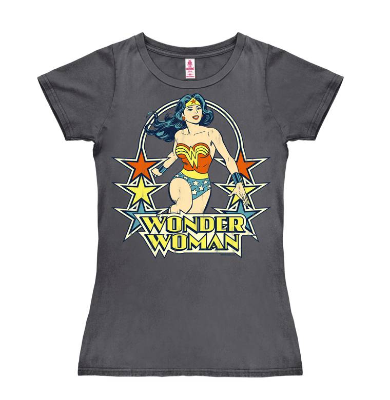 Logoshirt Wonder Woman - Stars - DC Comics - T-Shirt Print - Damen