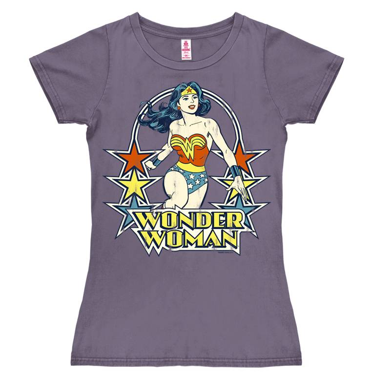 Logoshirt Wonder Woman - Stars - DC Comics - T-Shirt Print - Damen