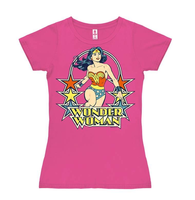 Logoshirt Wonder Woman - Stars - DC Comics - T-Shirt Print - Damen