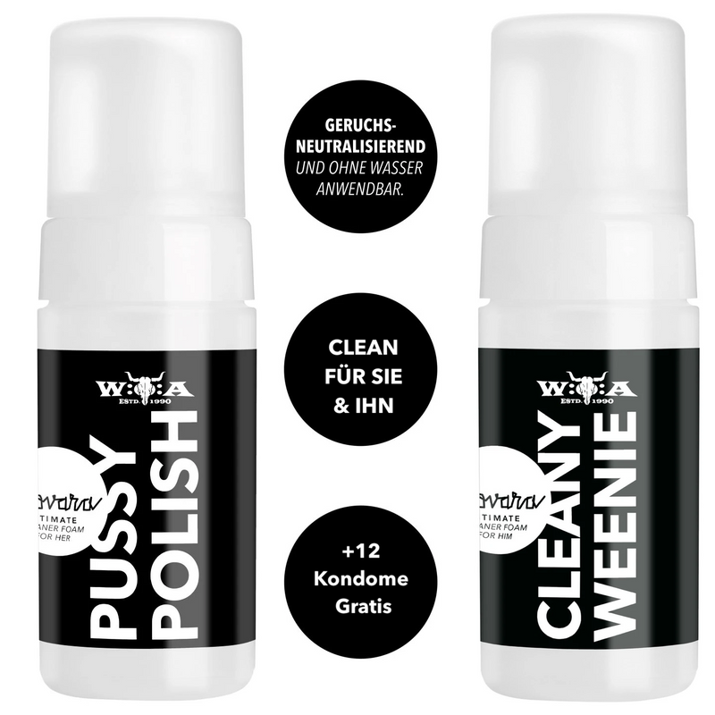 Loovara 2x Intimwasch-Schaum Wacken Edition + 12 Kondome GRATIS