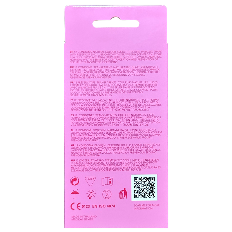 Loovara KONDOM STRAWBERRY 53MM