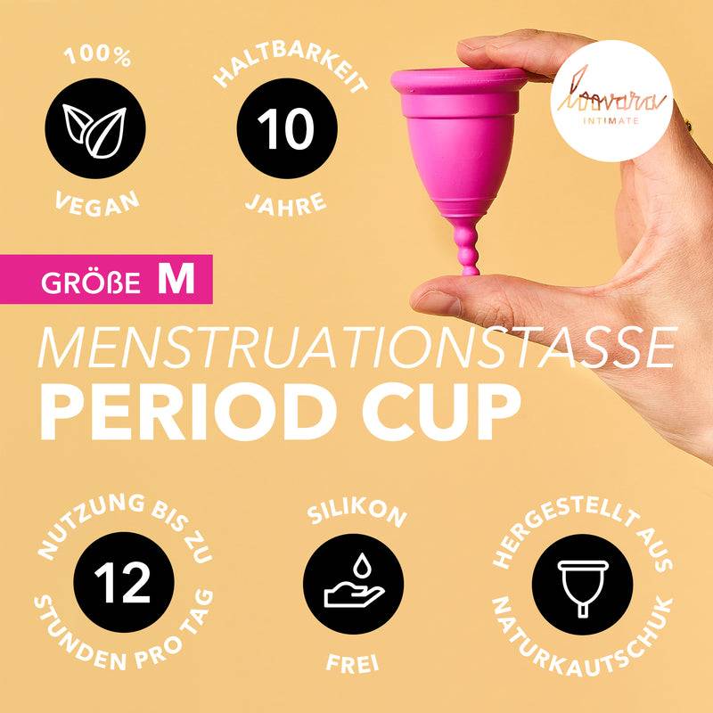 Loovara Menstruationstasse Naturkautschuk