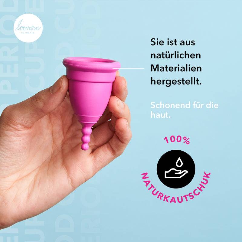 Loovara Menstruationstasse Naturkautschuk