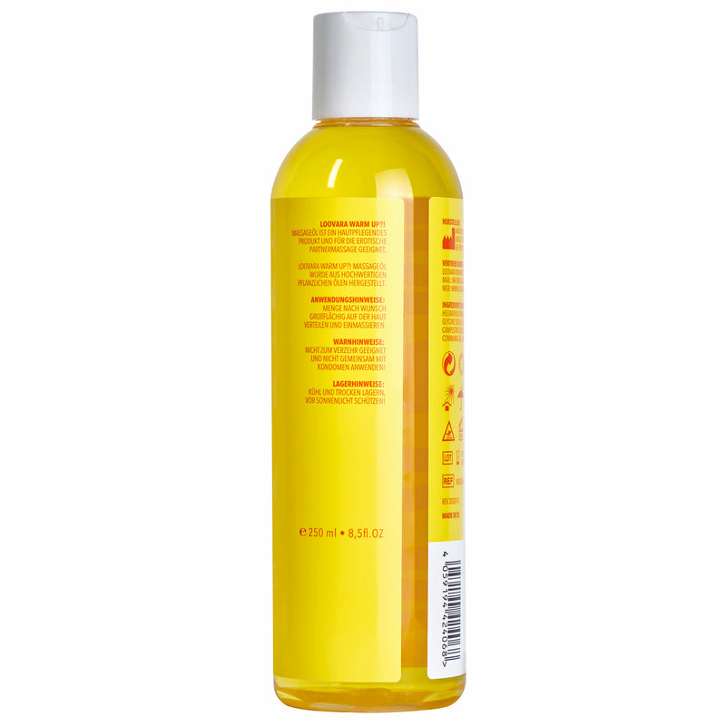 Loovara WARM UP?! WÄRMENDES MASSAGEÖL (250ml / 1000ml)