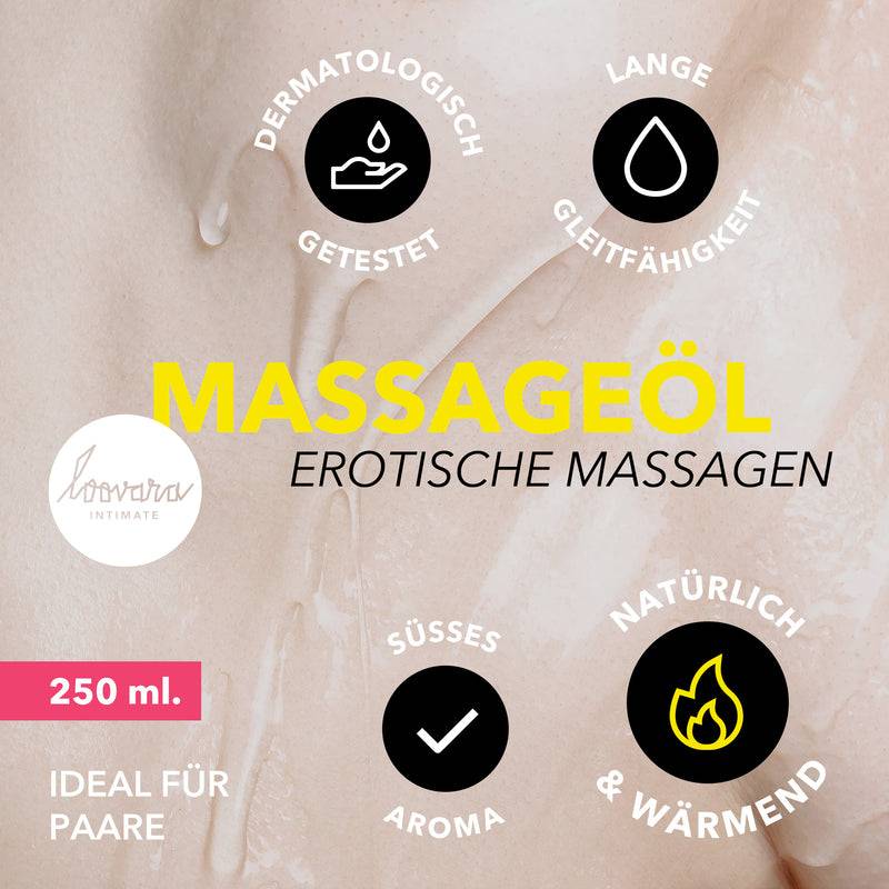 Loovara WARM UP?! WÄRMENDES MASSAGEÖL (250ml / 1000ml)