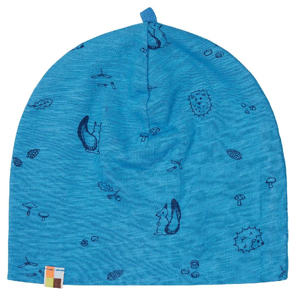 Loud Proud Beanie aus Slub Jersey mit Druck