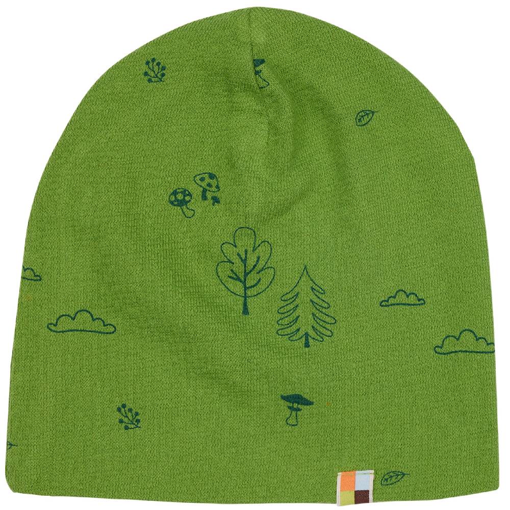 Loud Proud Beanie aus Strukturstrick mit Druck