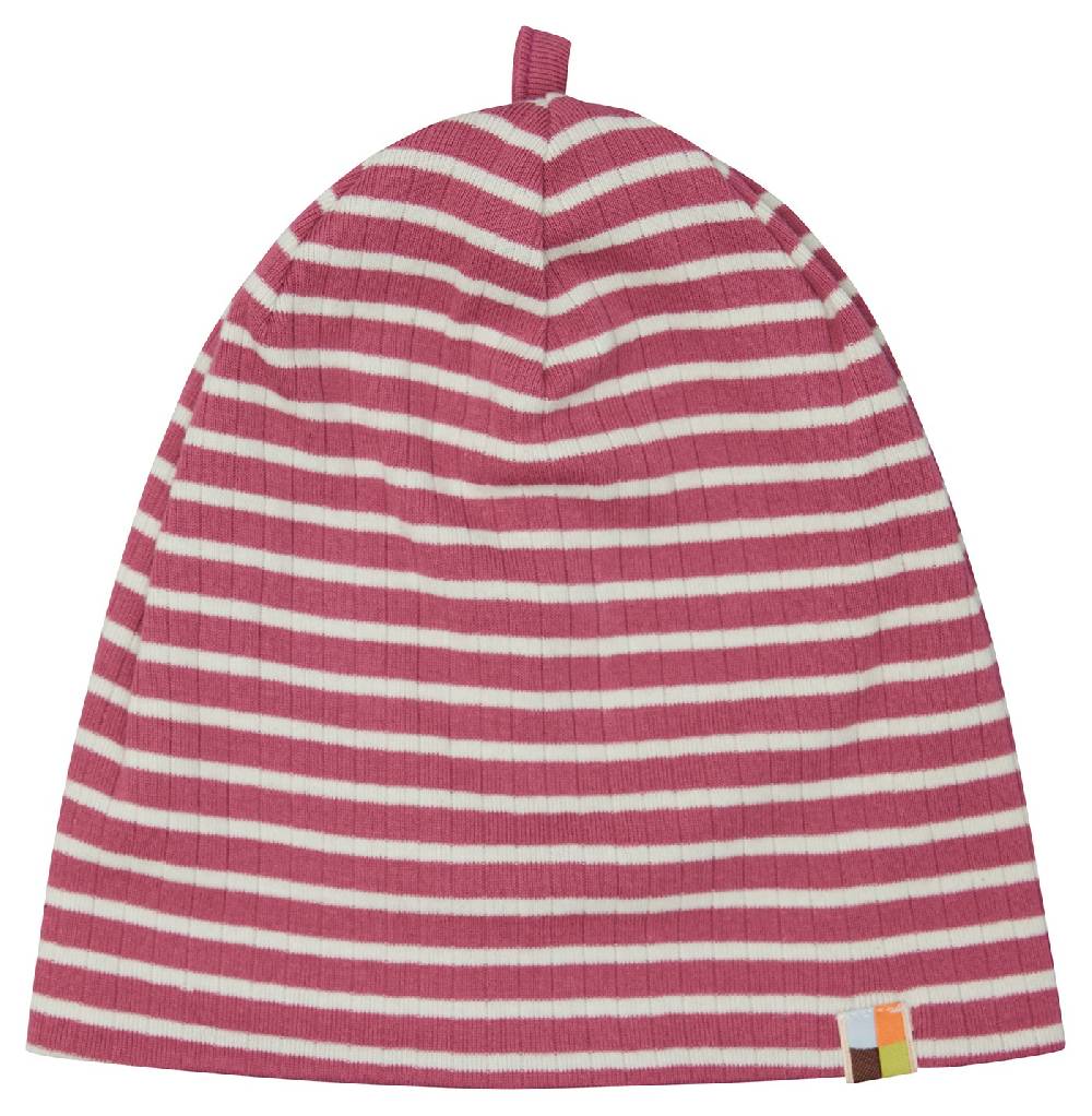 Loud Proud Beanie gestreift mit Rippe