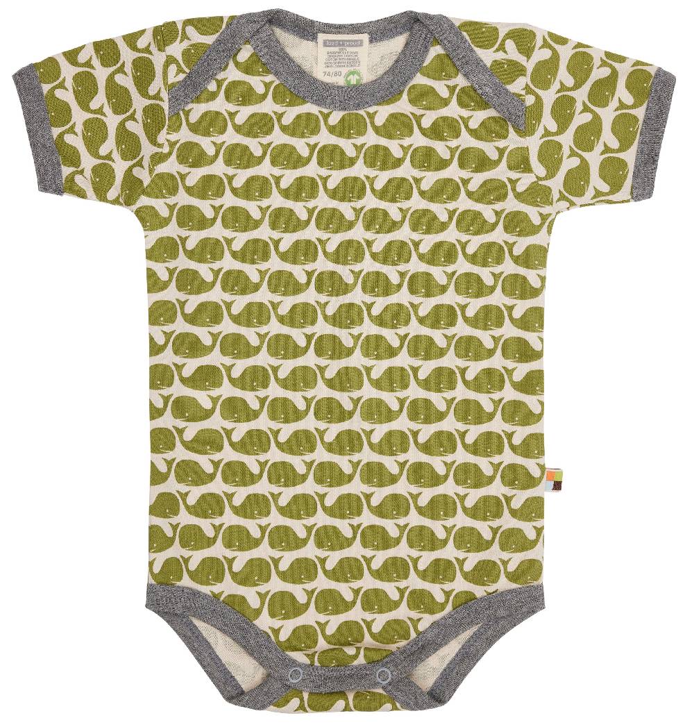 Loud Proud Body Kurzarm mit Druck Wale