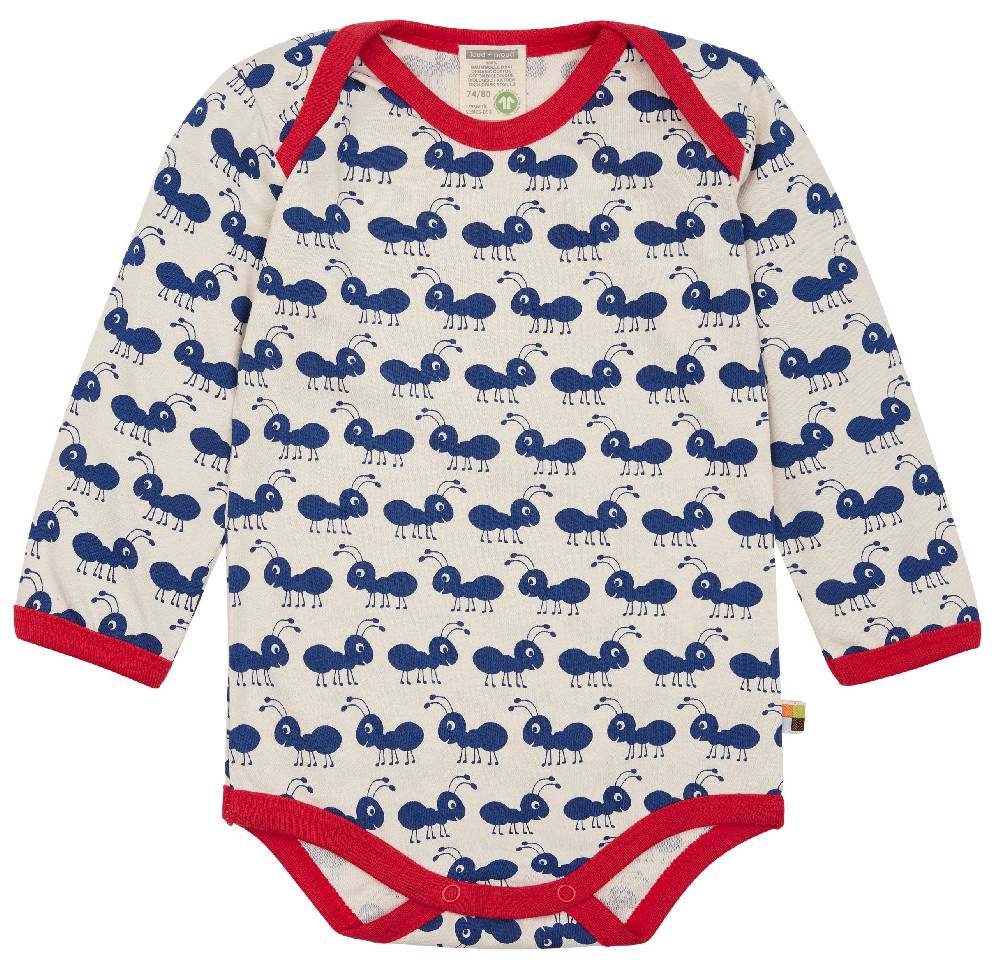 Loud Proud Body Langarm mit Druck Ameisen