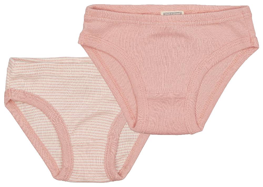 Loud Proud Doppelpack Slips aus Feinripp