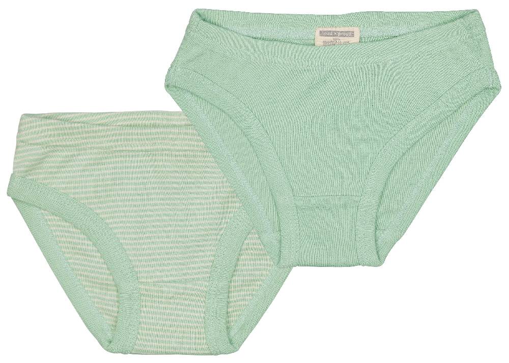 Loud Proud Doppelpack Slips aus Feinripp