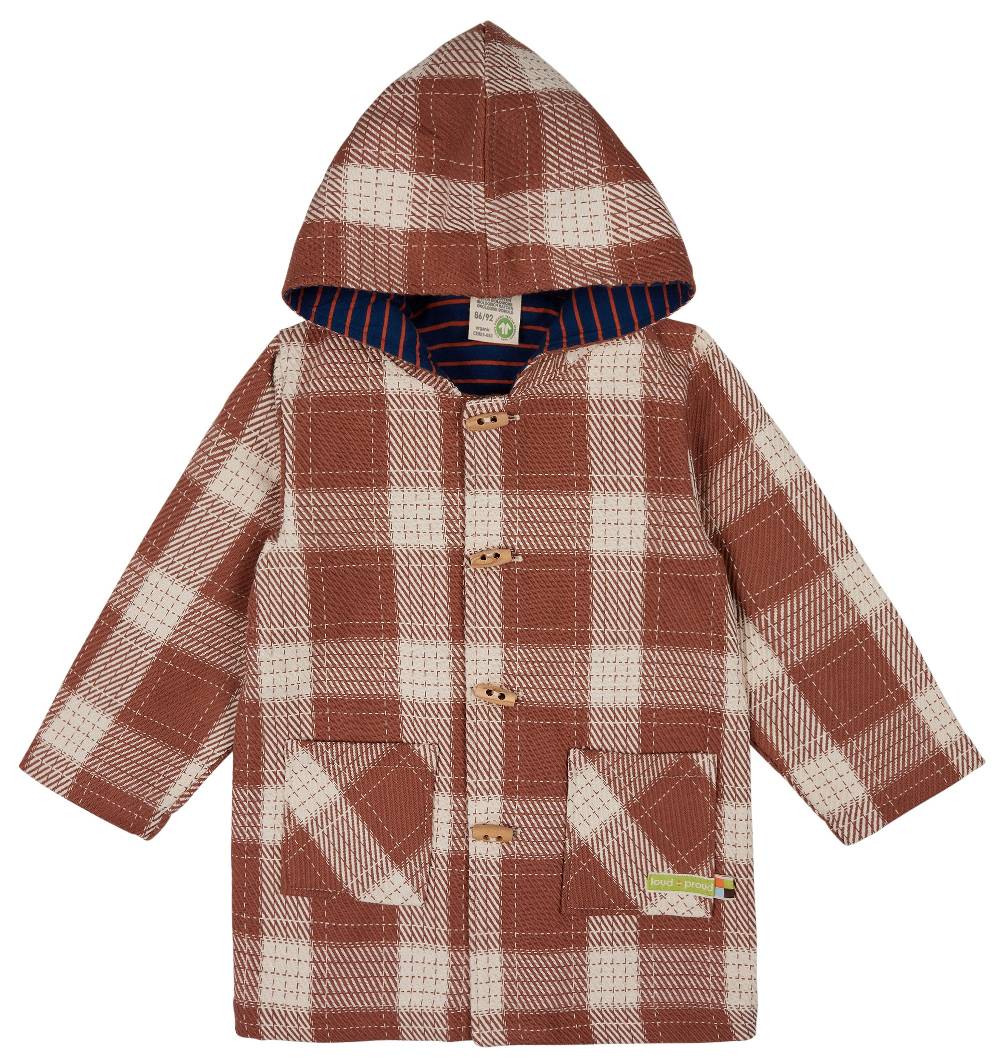 Loud Proud Karierter Kurzmantel